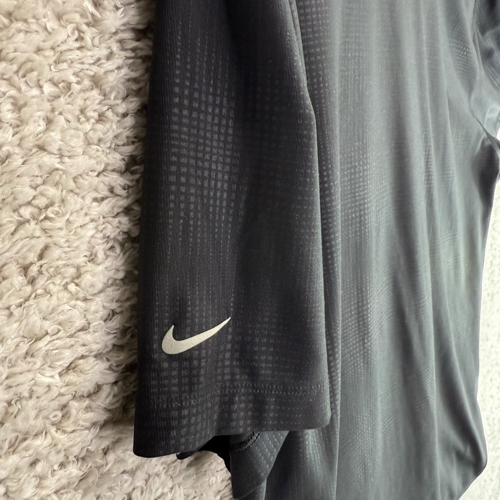 Nike Golf Polo Men's Large Black MU Tigers Dri-fit Tour Performance Shirt - Picture 4 of 9